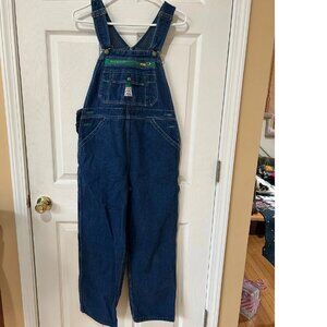 JEAN OVERALLS  Sz 10 Lady Liberty Women's American Vintage Carpenter Denim Short